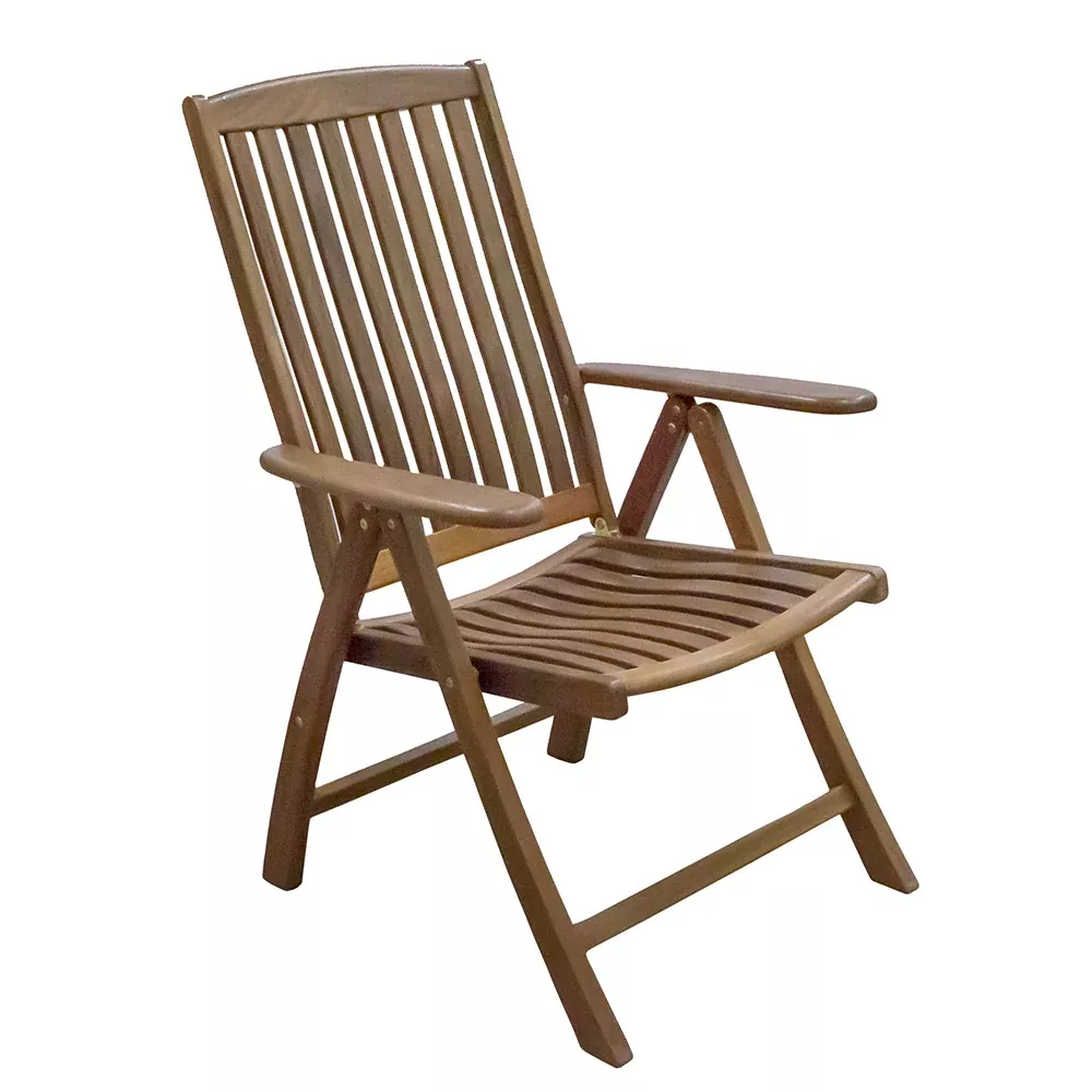 Whitecap Reclining Arm Chair - Teak [WT60071]